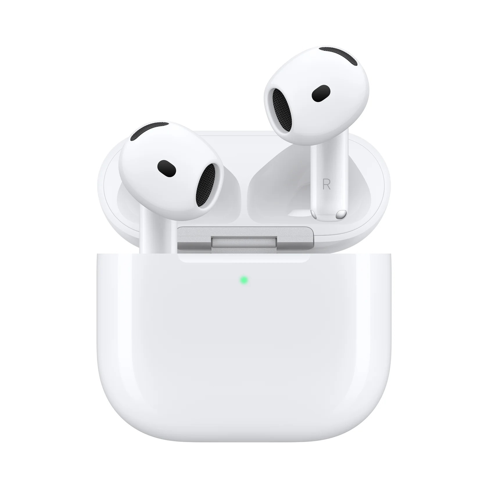 AirPods 5 open case floating over iPhone